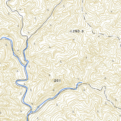 483164 川水流 （かわずる Kawazuru）, 地形図
