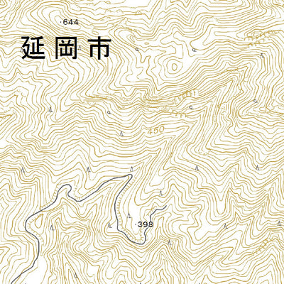 483174 行縢山 （むかばきやま Mukabakiyama）, 地形図