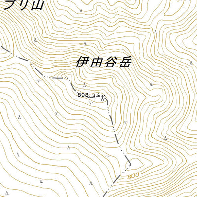 654317 イユダニヌプリ山 （いゆだにぬぷりやま Iyudaninupuriyama）, 地形図