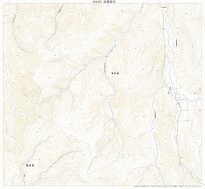 654327 北見相生 （きたみあいおい Kitamiaioi）, 地形図