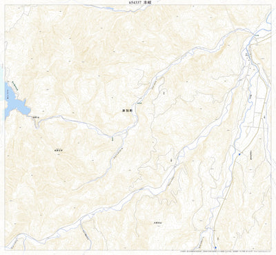 654337 本岐 （ほんき Honki）, 地形図