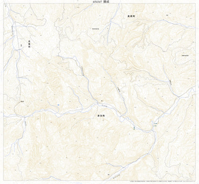 654347 開成 （かいせい Kaisei）, 地形図