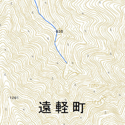 654351 上支湧別 （かみしゆうべつ Kamishiyubetsu）, 地形図