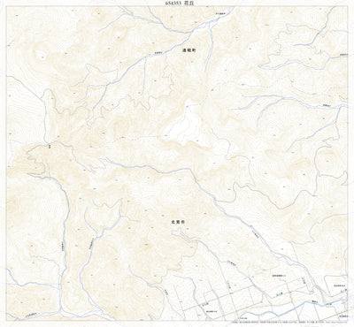 654353 花丘 （はなおか Hanaoka）, 地形図