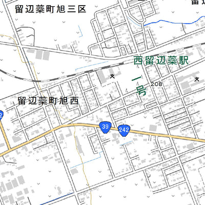 654354 留辺蘂西部 （るべしべせいぶ Rubeshibeseibu）, 地形図