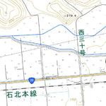 654355 留辺蘂東部 （るべしべとうぶ Rubeshibetobu）, 地形図
