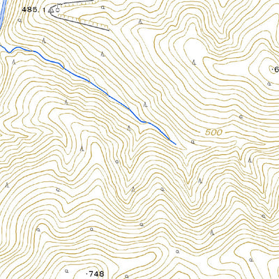 654361 白滝 （しらたき Shirataki）, 地形図