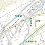654361 白滝 （しらたき Shirataki）, 地形図