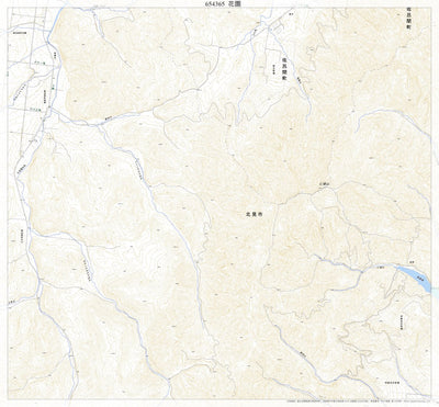 654365 花園 （はなぞの Hanazono）, 地形図