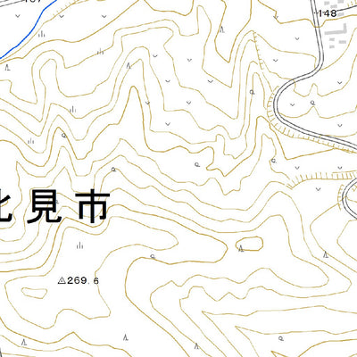 654366 上仁頃 （かみにころ Kaminikoro）, 地形図
