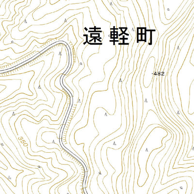 654372 丸瀬布南部 （まるせっぷなんぶ Maruseppunambu）, 地形図