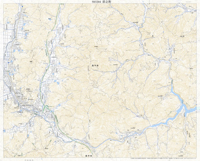 503204 卯之町 （うのまち Unomachi）, 地形図