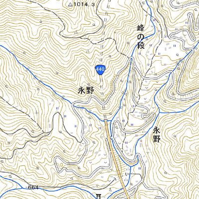 503217 越知面 （おちめん Ochimen）, 地形図