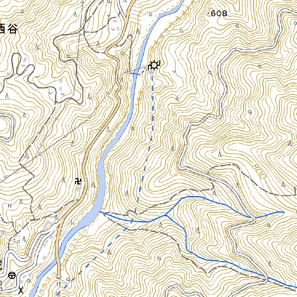 503227 笠取山 （かさとりやま Kasatoriyama）, 地形図 Map by Pacific
