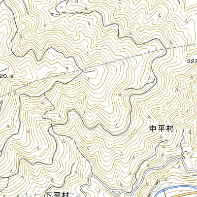 503235 中山 （なかやま Nakayama）, 地形図