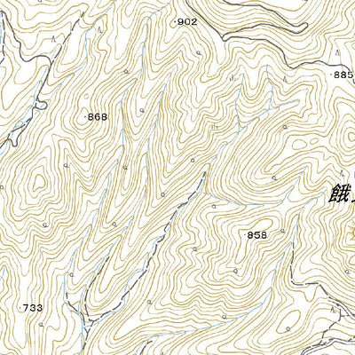 503247 石墨山 （いしずみさん Ishizumisan）, 地形図