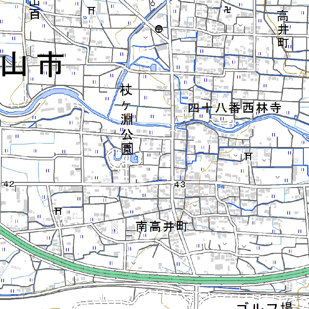 503256 松山南部 （まつやまなんぶ Matsuyamanambu）, 地形図 Map by