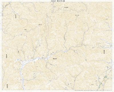 503267 東三方ヶ森 （ひがしさんぽうがもり Higashisampogamori）, 地形図
