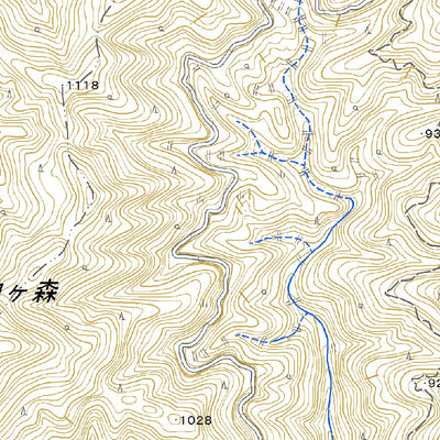 503267 東三方ヶ森 （ひがしさんぽうがもり Higashisampogamori）, 地形図