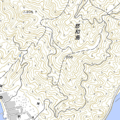 503274 津和地 （つわじ Tsuwaji）, 地形図