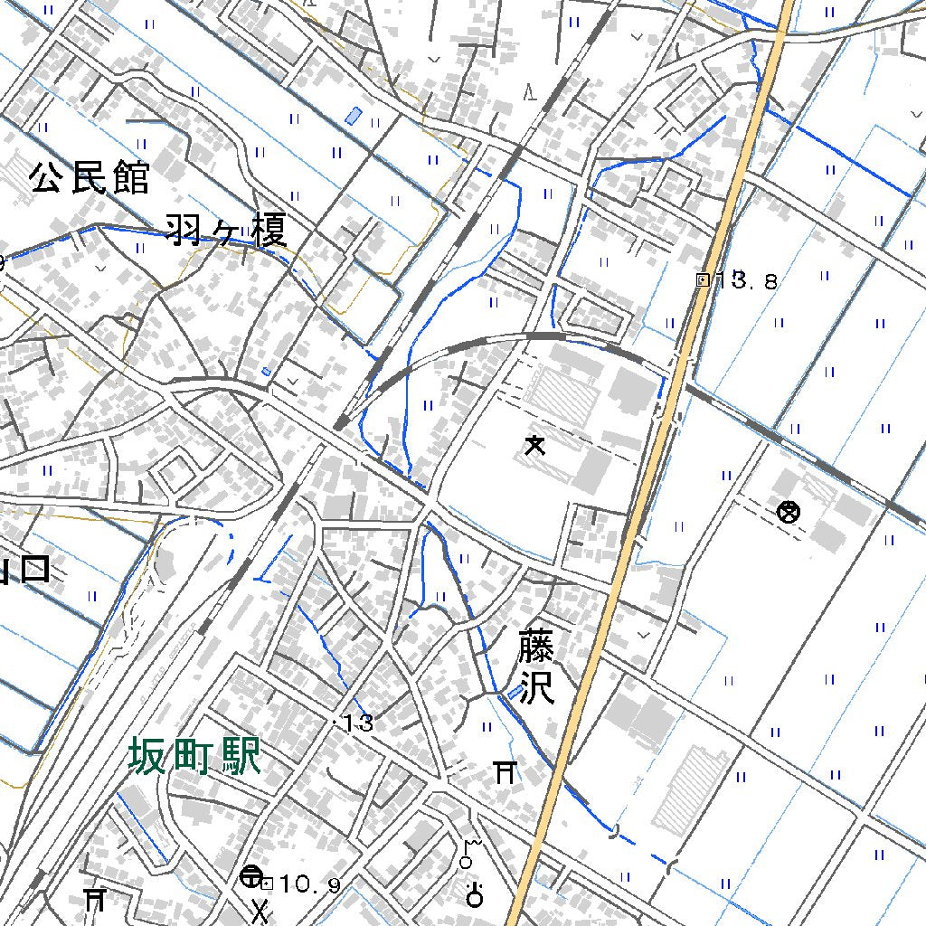 573913 坂町 （さかまち Sakamachi）, 地形図 Map by Pacific Spatial