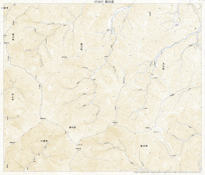 573937 朝日岳 （あさひだけ Asahidake）, 地形図