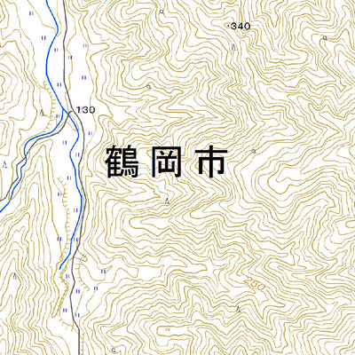 573975 山五十川 （やまいらがわ Yamairagawa）, 地形図