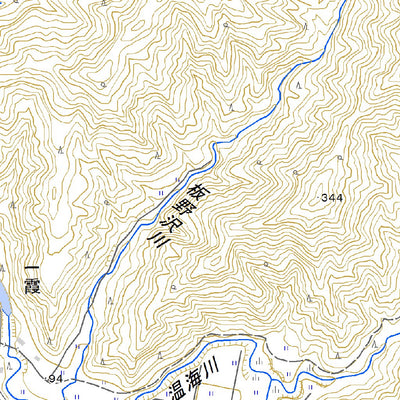 573975 山五十川 （やまいらがわ Yamairagawa）, 地形図