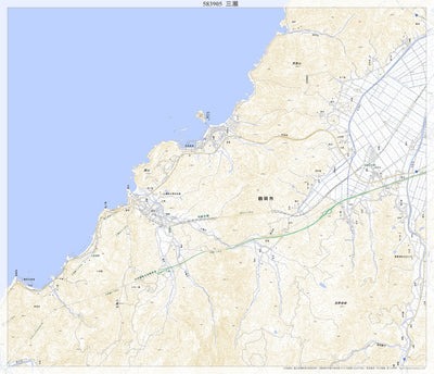 583905 三瀬 （さんぜ Sanze）, 地形図