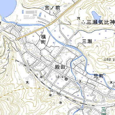583905 三瀬 （さんぜ Sanze）, 地形図