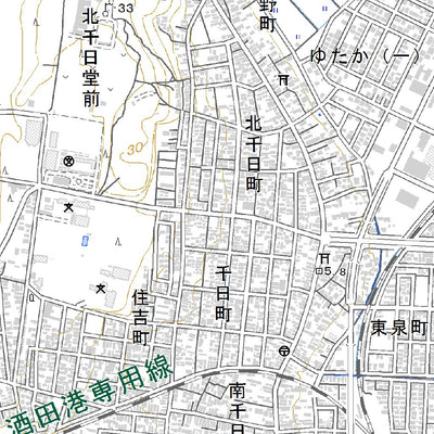 583936 酒田北部 （さかたほくぶ Sakatahokubu）, 地形図