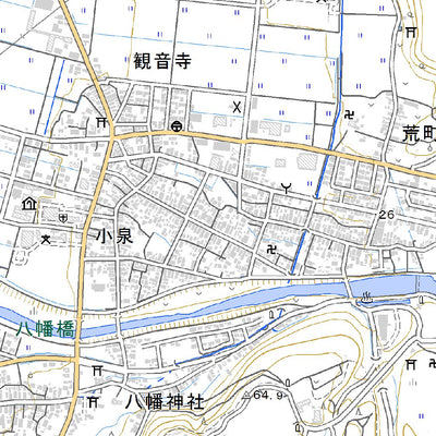 583937 羽後観音寺 （うごかんのんじ Ugokannonji）, 地形図