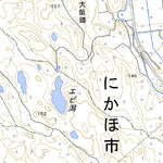 583967 象潟 （きさかた Kisakata）, 地形図