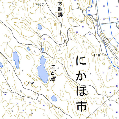 583967 象潟 （きさかた Kisakata）, 地形図