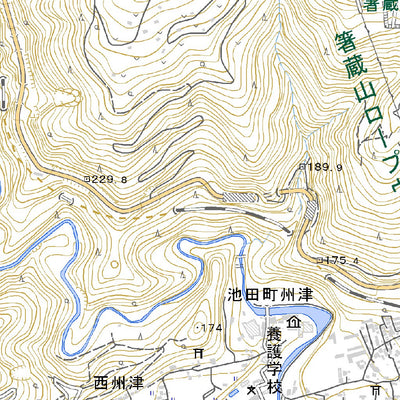 513306 阿波池田 （あわいけだ Awaikeda）, 地形図