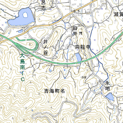 513310 幸新田 （さいわいしんでん Saiwaishinden）, 地形図