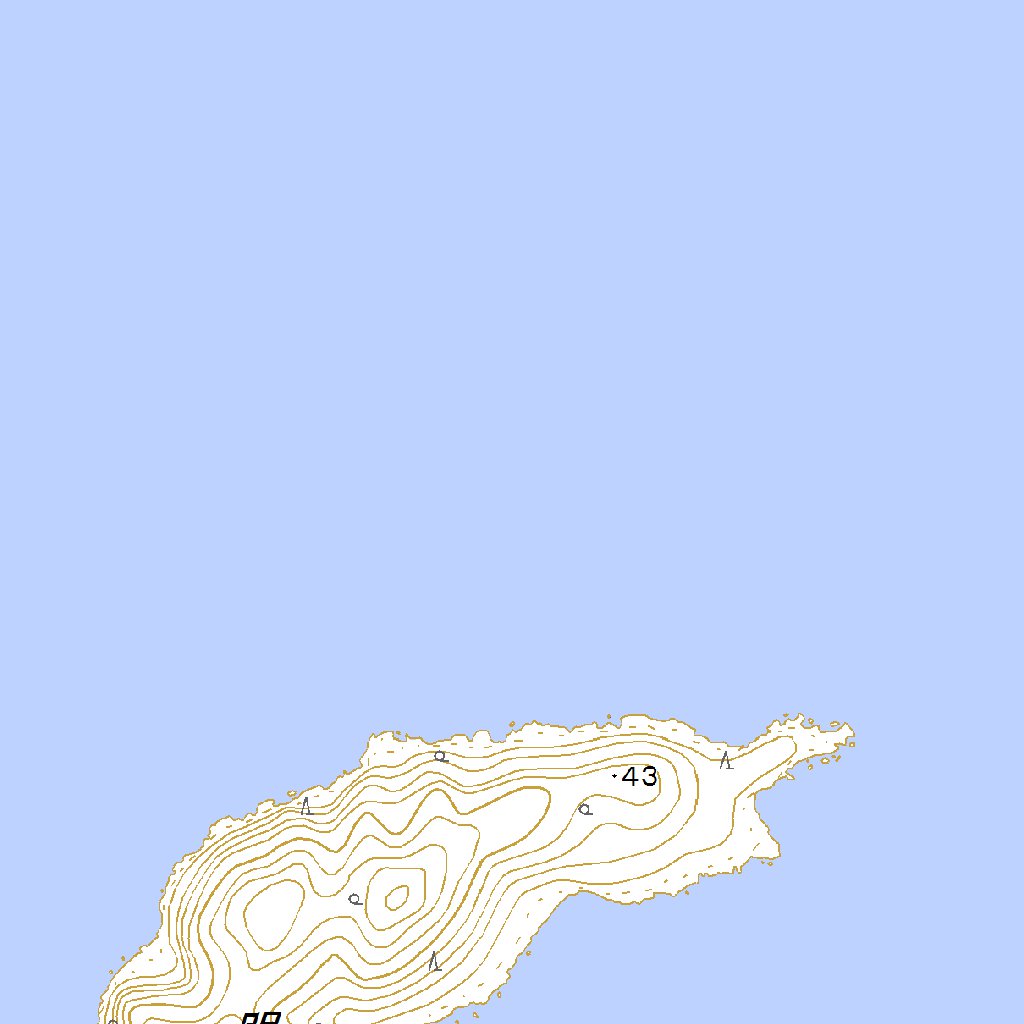 513311 四阪島 （しさかじま Shisakajima）, 地形図 Map by Pacific
