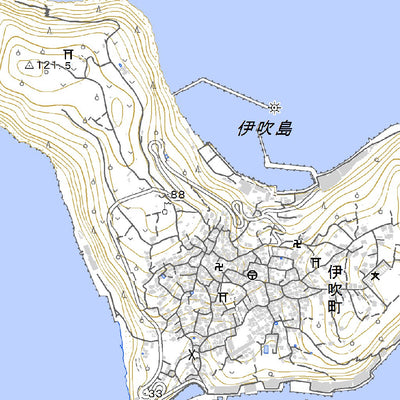 513314 伊吹島 （いぶきじま Ibukijima）, 地形図
