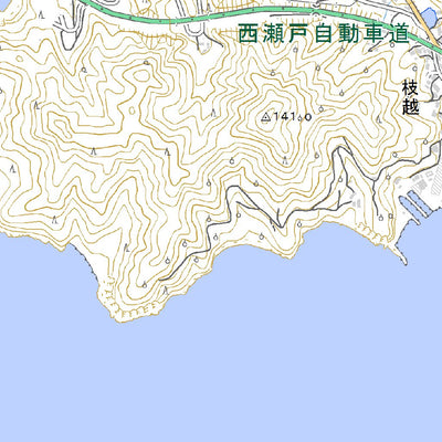 513320 木浦 （きのうら Kinora）, 地形図