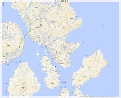 513331 備後土生 （びんごはぶ Bingohabu）, 地形図