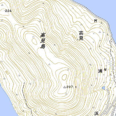 513335 讃岐粟島 （さぬきあわしま Sanukiawashima）, 地形図