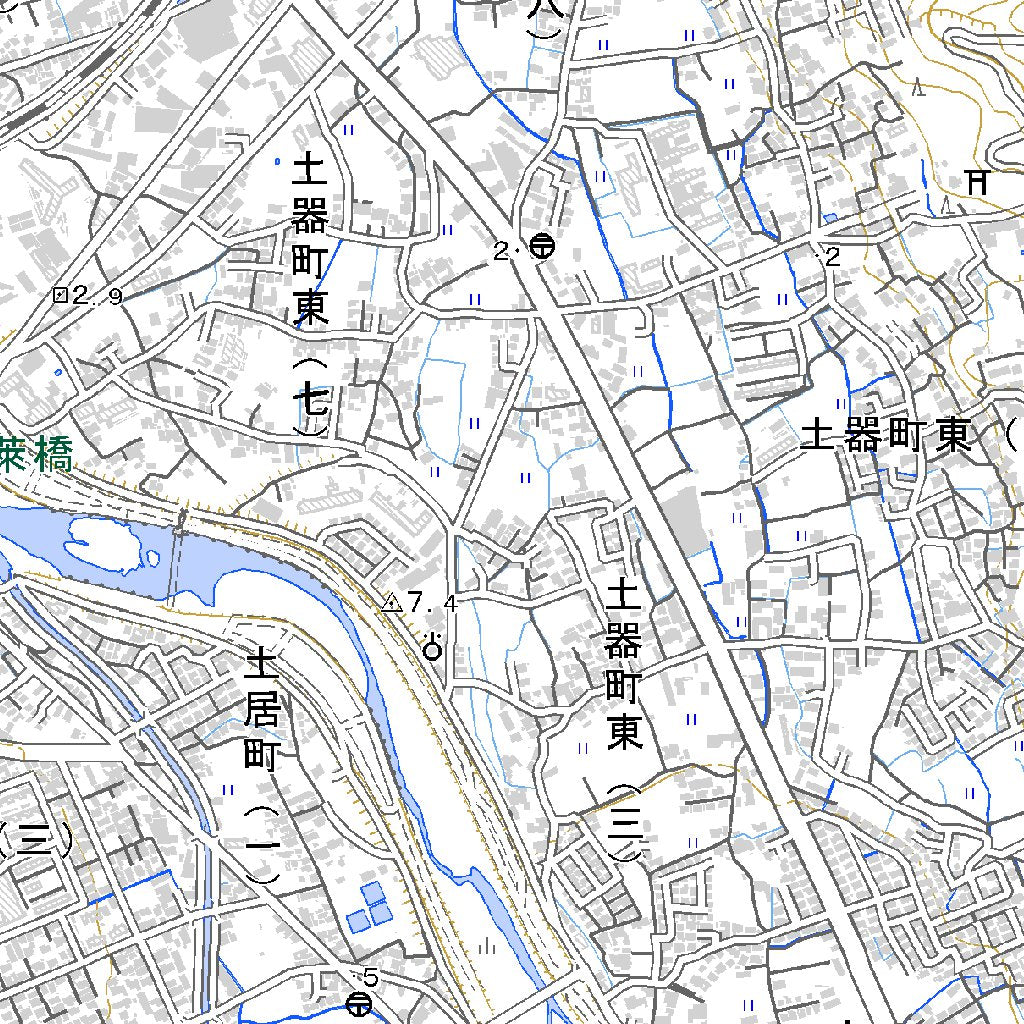 513336 丸亀 （まるがめ Marugame）, 地形図 Map by Pacific Spatial 