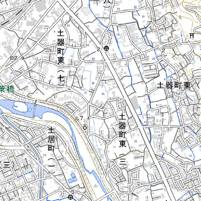 513336 丸亀 （まるがめ Marugame）, 地形図