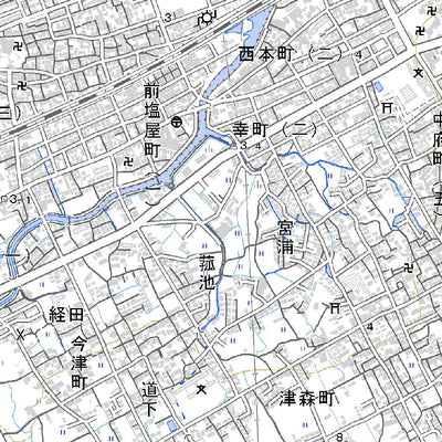 513336 丸亀 （まるがめ Marugame）, 地形図