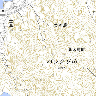 513344 白石島 （しらいしじま Shiraishijima）, 地形図
