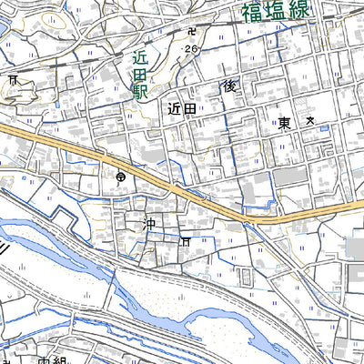 513362 新市 （しんいち Shinichi）, 地形図