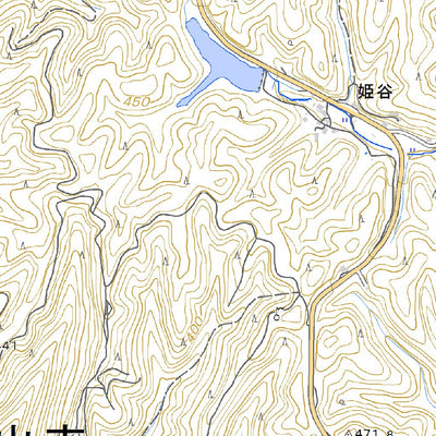 513372 金丸 （かねまる Kanemaru）, 地形図