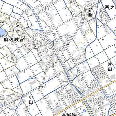 513375 箭田 （やた Yata）, 地形図