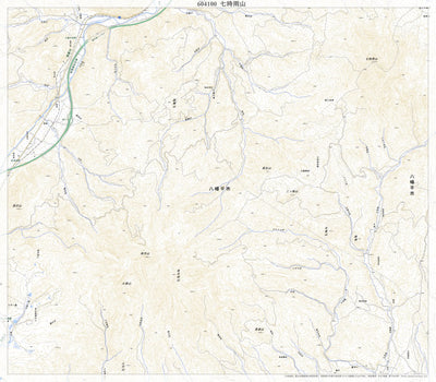604100 七時雨山 （ななしぐれやま Nanashigureyama）, 地形図