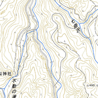 604100 七時雨山 （ななしぐれやま Nanashigureyama）, 地形図
